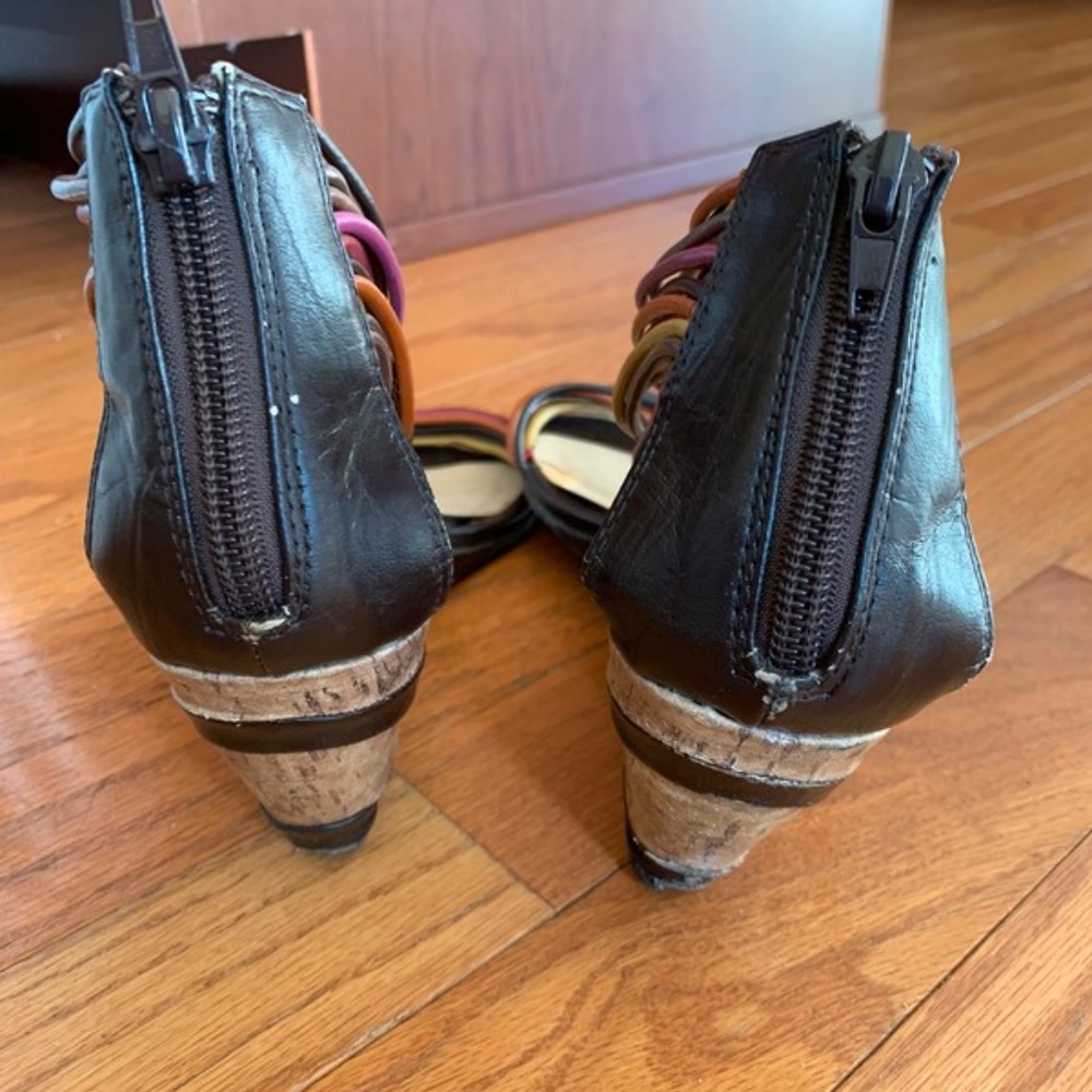 Colorful Wedge Heels - Picture 7 of 8